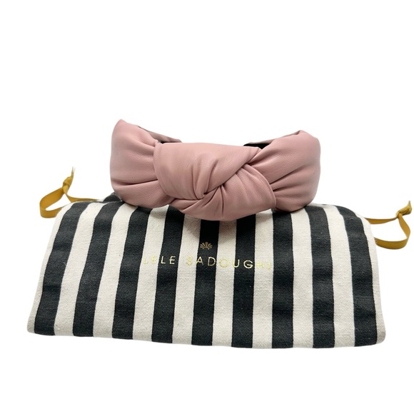 Lele Sadoughi Accessories - Lele Sadoughi Pink Knotted Padded Headband Reposhing from @okatasy